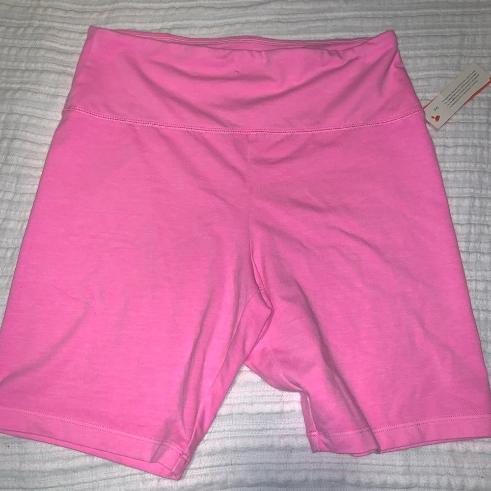 PINK BIKER SHORT